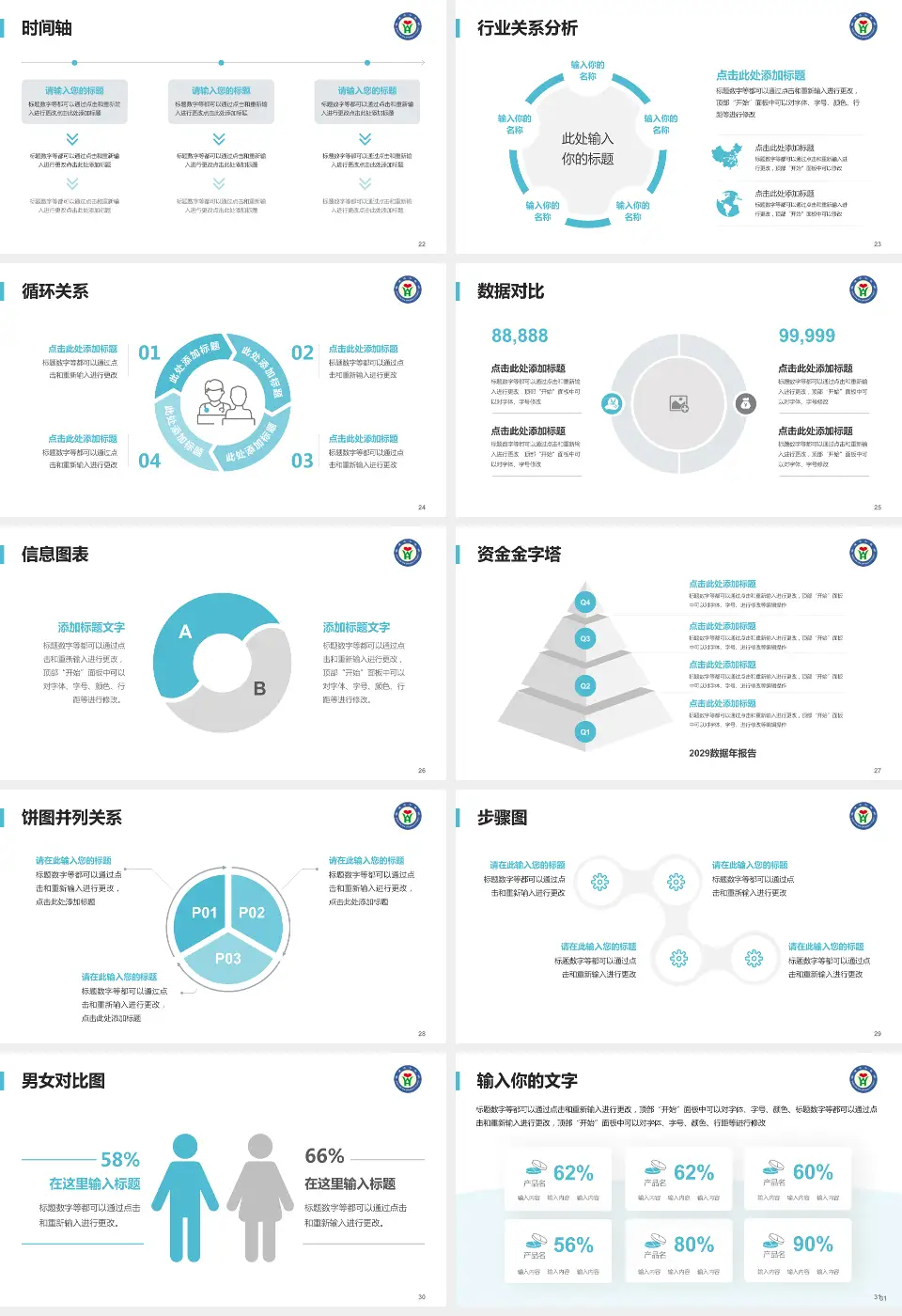 山东省威海市中医院医院管理报告PPT模板16:9格式幻灯片预览图4