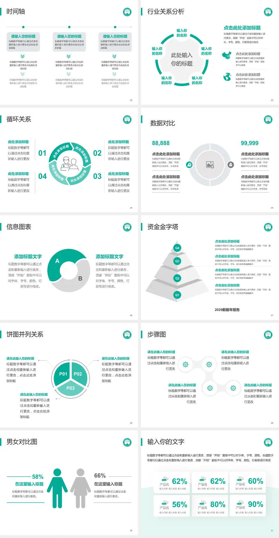 临沂市人民医院解放路院区医院管理报告PPT模板4:3格式幻灯片预览图4