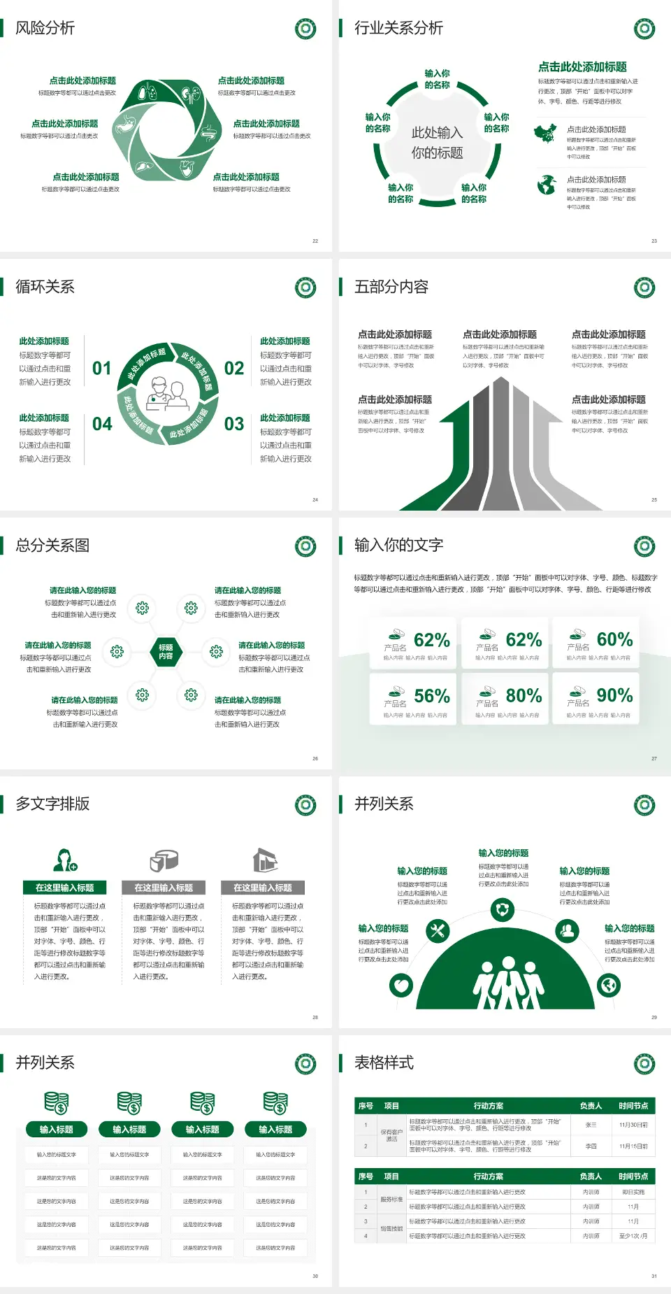 平度市人民医院科室介绍与推广PPT模板4:3格式幻灯片预览图4