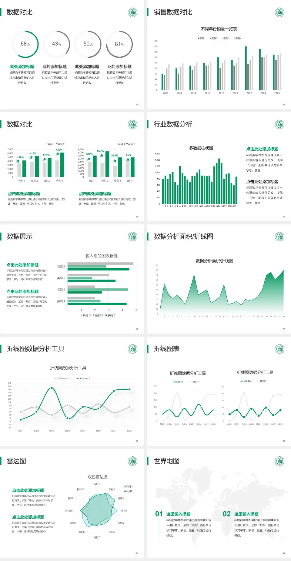 山东大学齐鲁医院德州医院新湖院区会议与研讨会PPT模板4:3格式幻灯片预览图5