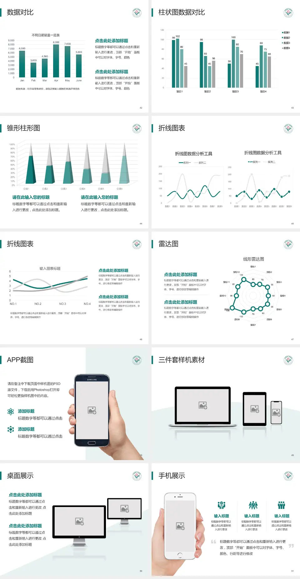 巨野县人民医院医院管理报告PPT模板4:3格式幻灯片预览图6