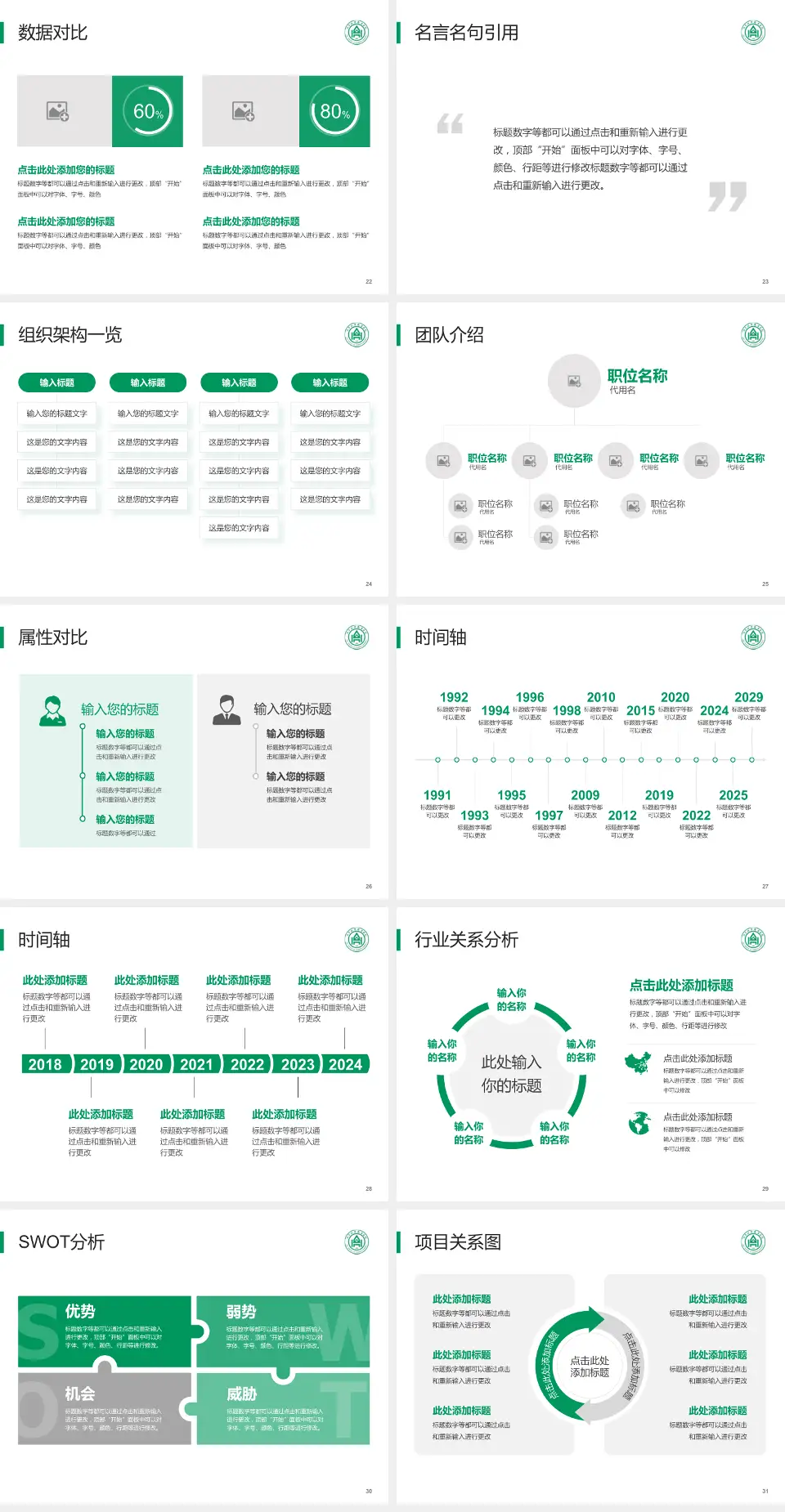 山东大学齐鲁医院德州医院新湖院区医院简介/日常通用PPT模板4:3格式幻灯片预览图4