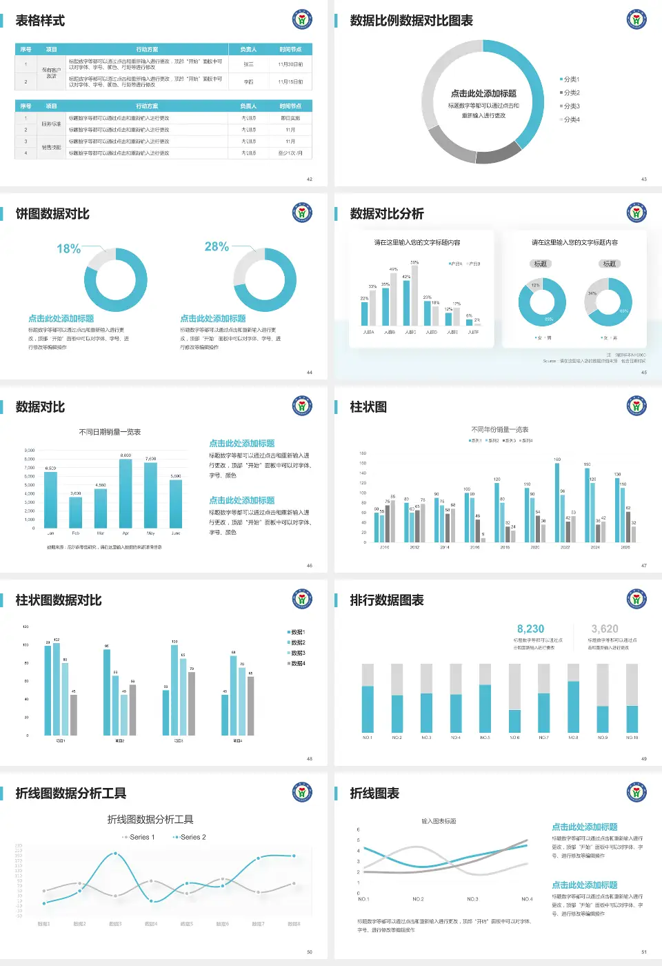 山东省威海市中医院医院简介/日常通用PPT模板16:9格式幻灯片预览图6