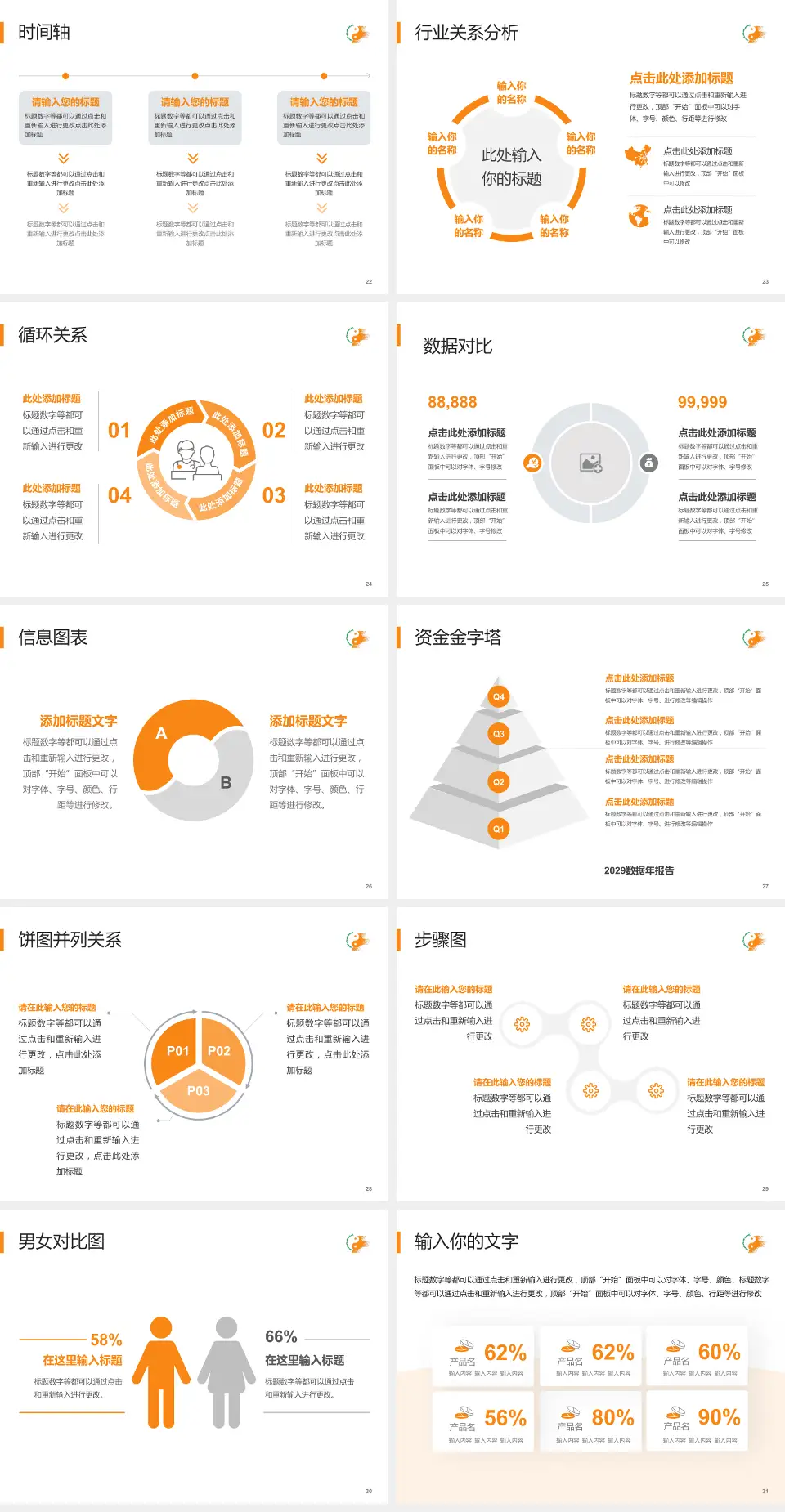 山东中医药大学附属医院医院管理报告PPT模板4:3格式幻灯片预览图4