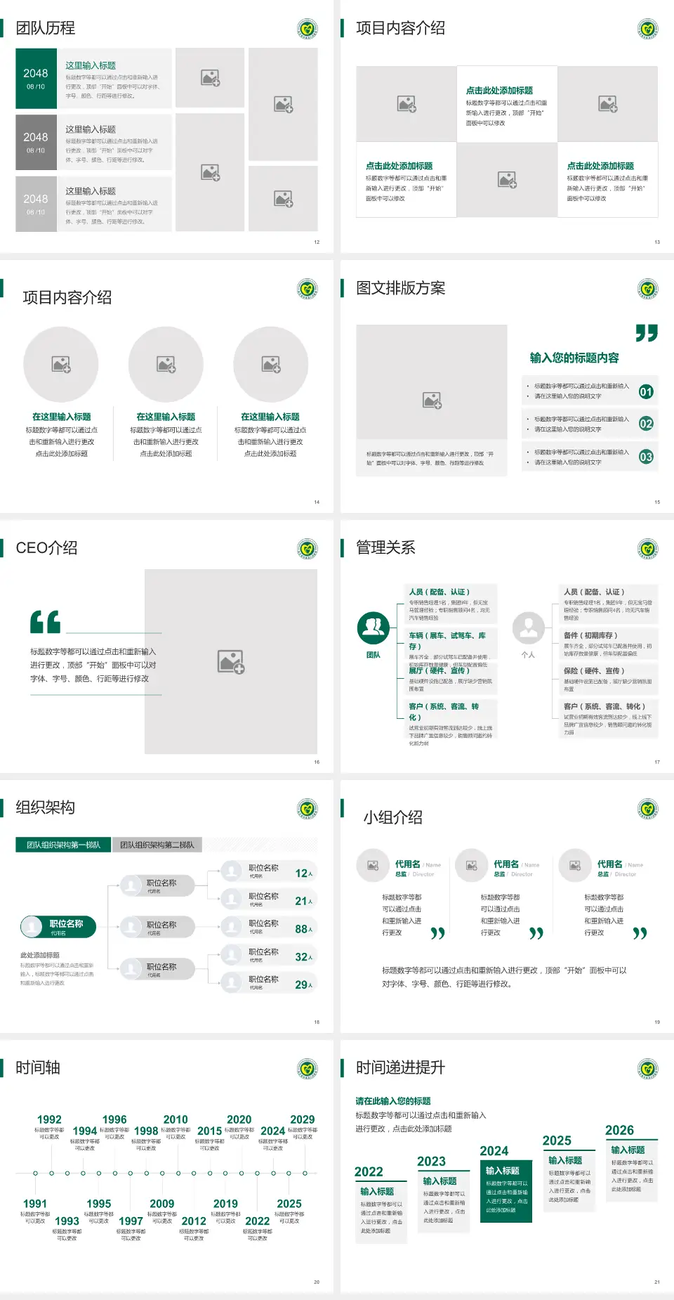 连云港市第四人民医院医院管理报告PPT模板4:3格式幻灯片预览图3