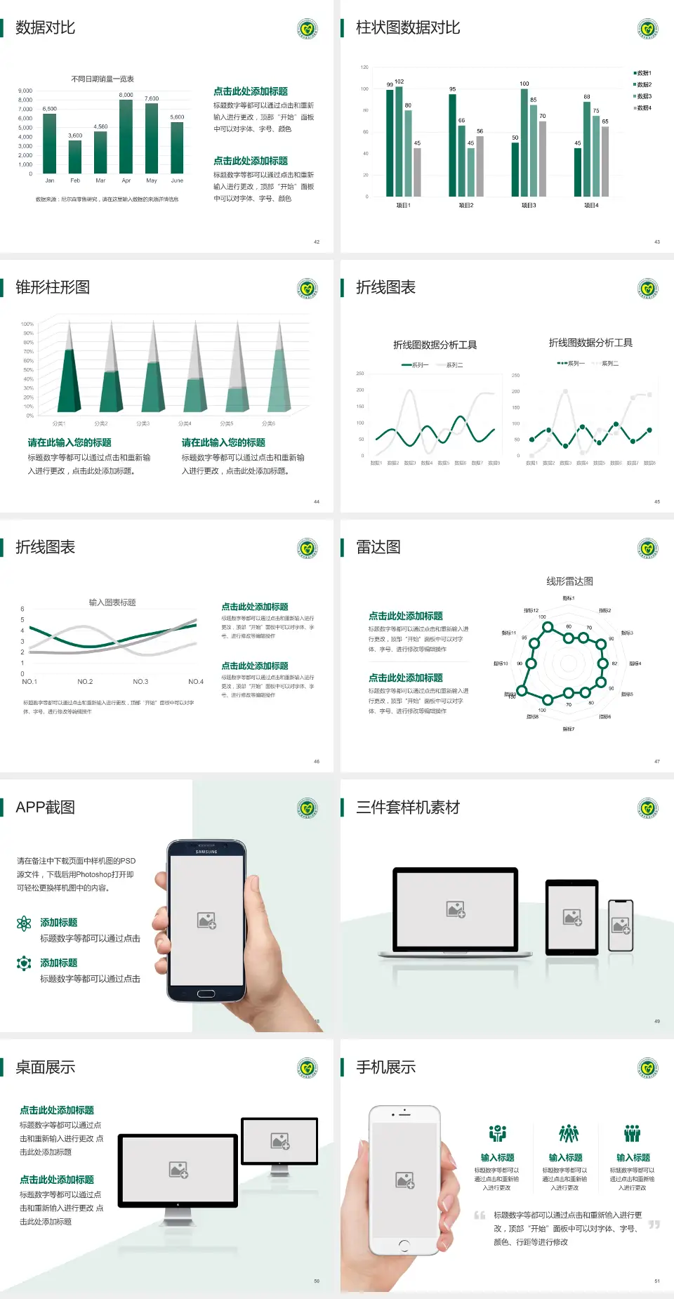 连云港市第四人民医院医院管理报告PPT模板4:3格式幻灯片预览图6