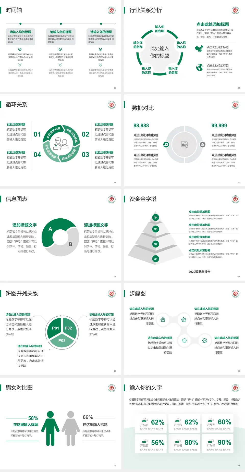 山东省胸科医院医院管理报告PPT模板4:3格式幻灯片预览图4