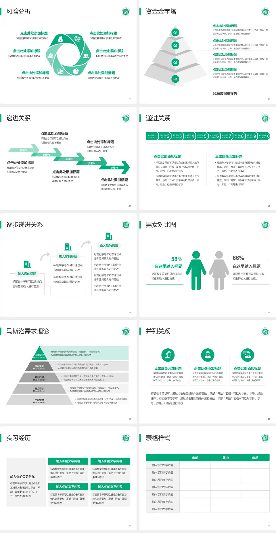 威海市立医院项目申请与汇报PPT模板4:3格式幻灯片预览图4