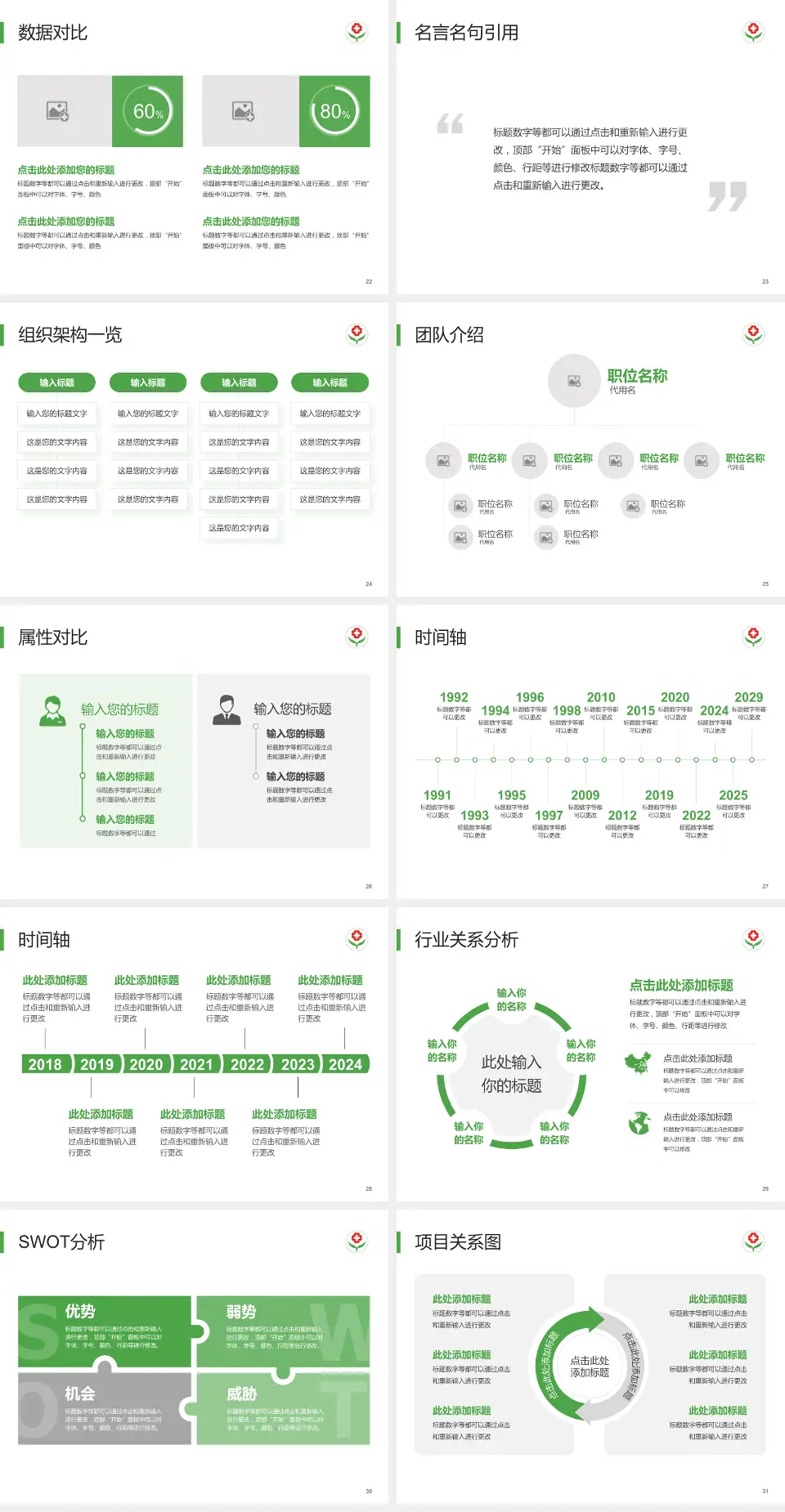 临邑县人民医院医院简介/日常通用PPT模板4:3格式幻灯片预览图4