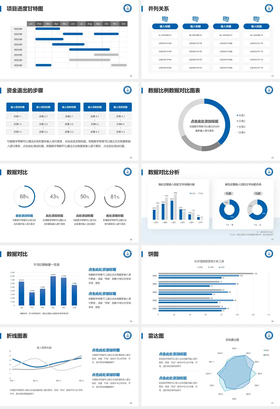 山东省戴庄医院项目申请与汇报PPT模板16:9格式幻灯片预览图5