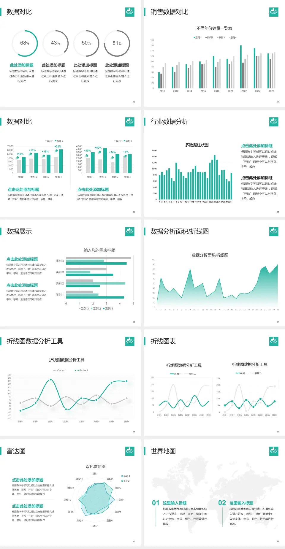 广饶县人民医院会议与研讨会PPT模板4:3格式幻灯片预览图5