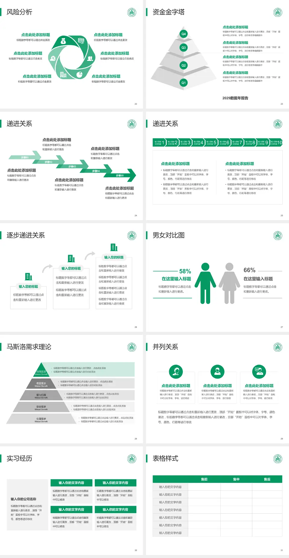 山东大学齐鲁医院(青岛)项目申请与汇报PPT模板4:3格式幻灯片预览图4