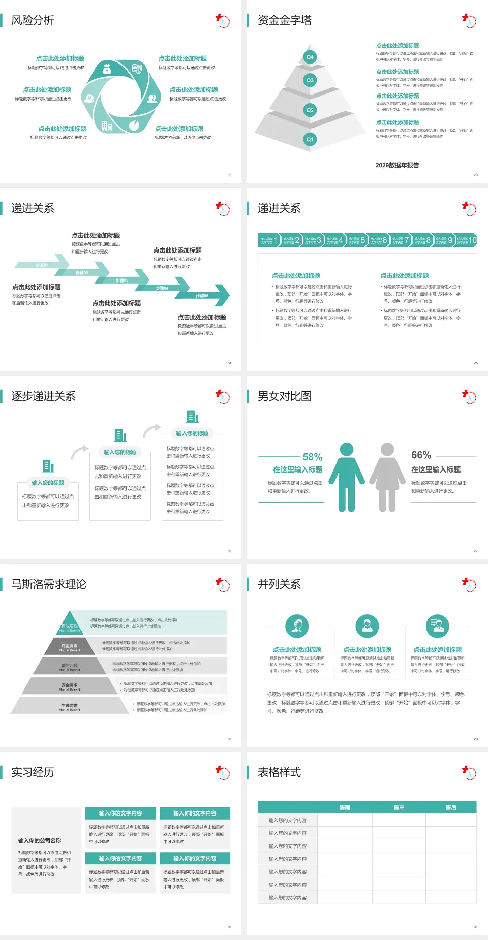 靖江市人民医院项目申请与汇报PPT模板4:3格式幻灯片预览图4