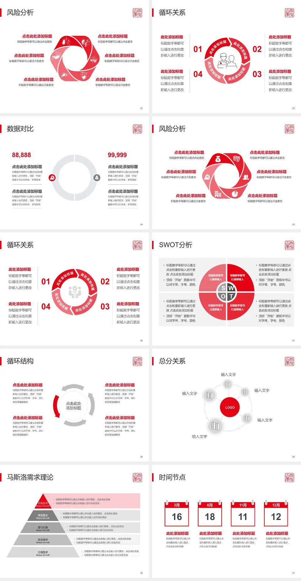 镇江市第一人民医院科研成果展示PPT模板4:3格式幻灯片预览图4