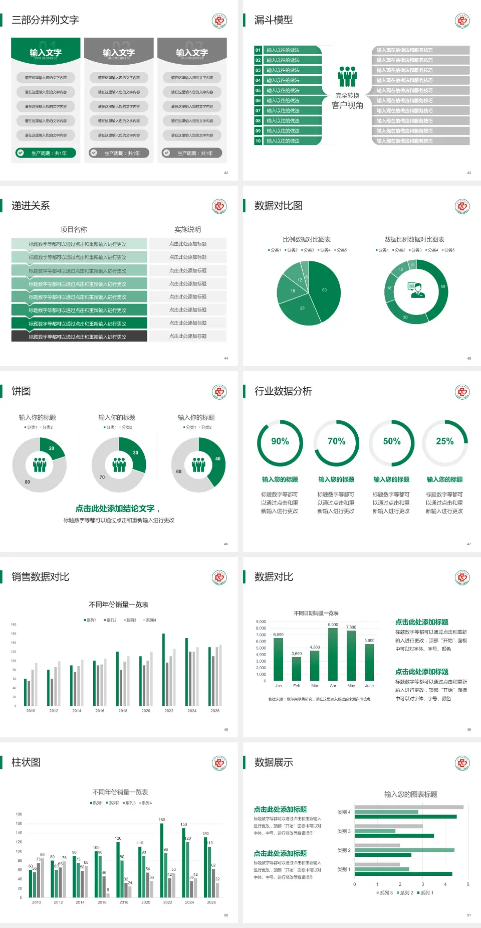 山东省胸科医院患者教育与指导PPT模板4:3格式幻灯片预览图6