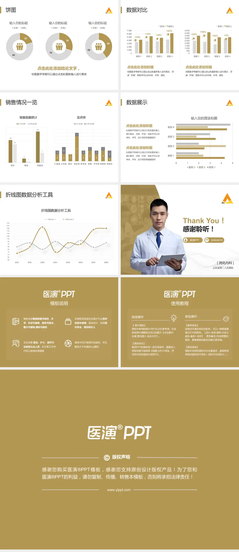 山东省第二人民医院病例分享与讨论PPT模板4:3格式幻灯片预览图4