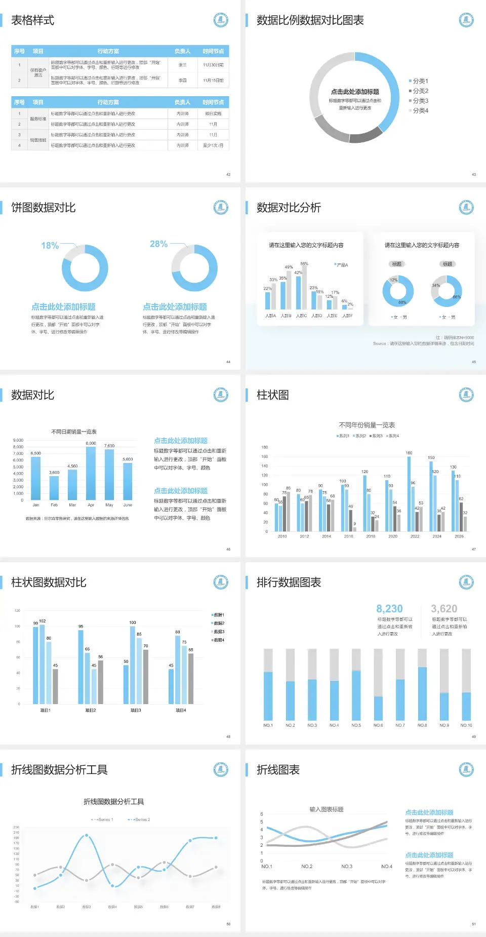 连云港市第一人民医院高新区院区医院简介/日常通用PPT模板4:3格式幻灯片预览图6