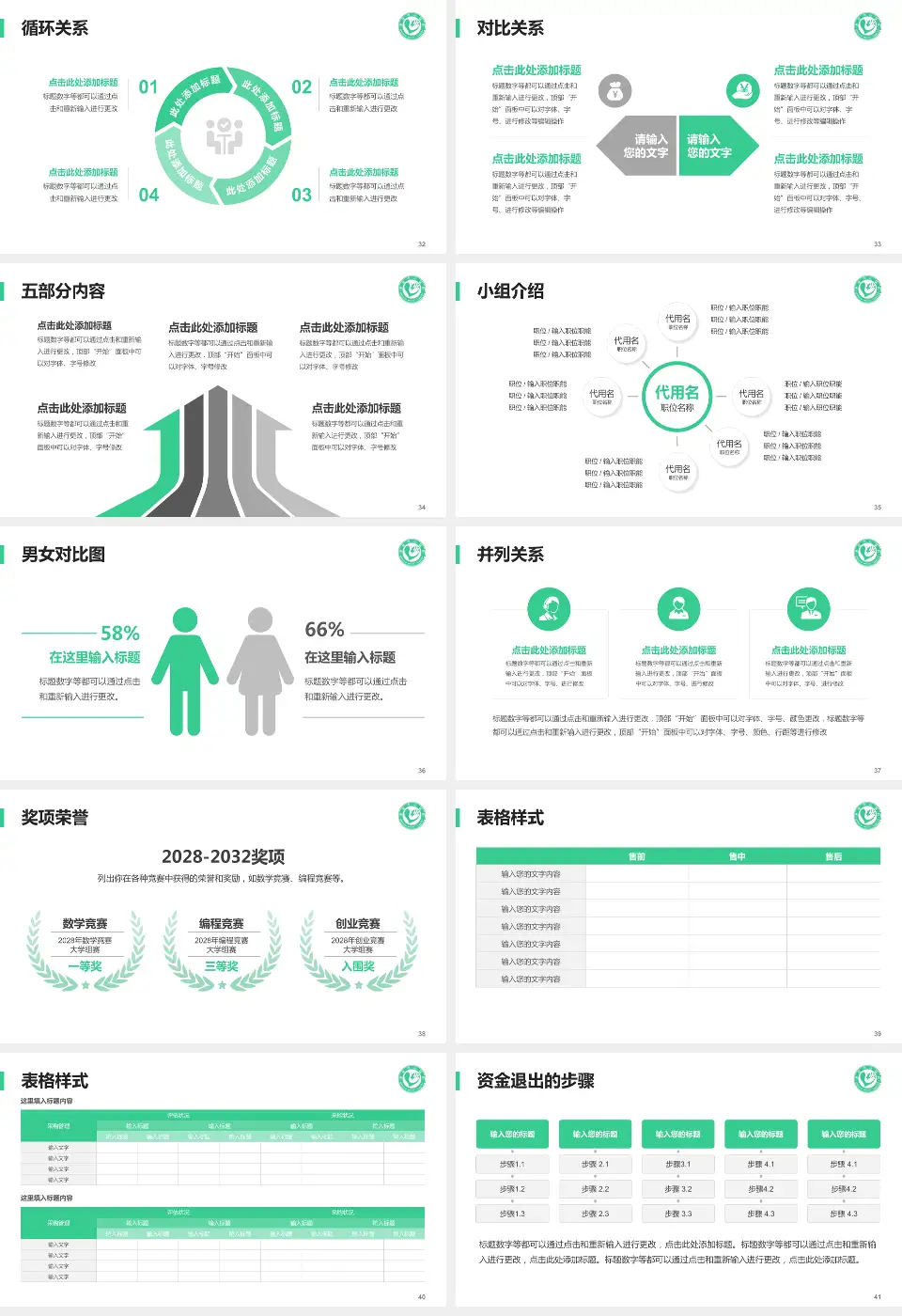 单县中心医院医院简介/日常通用PPT模板16:9格式幻灯片预览图5