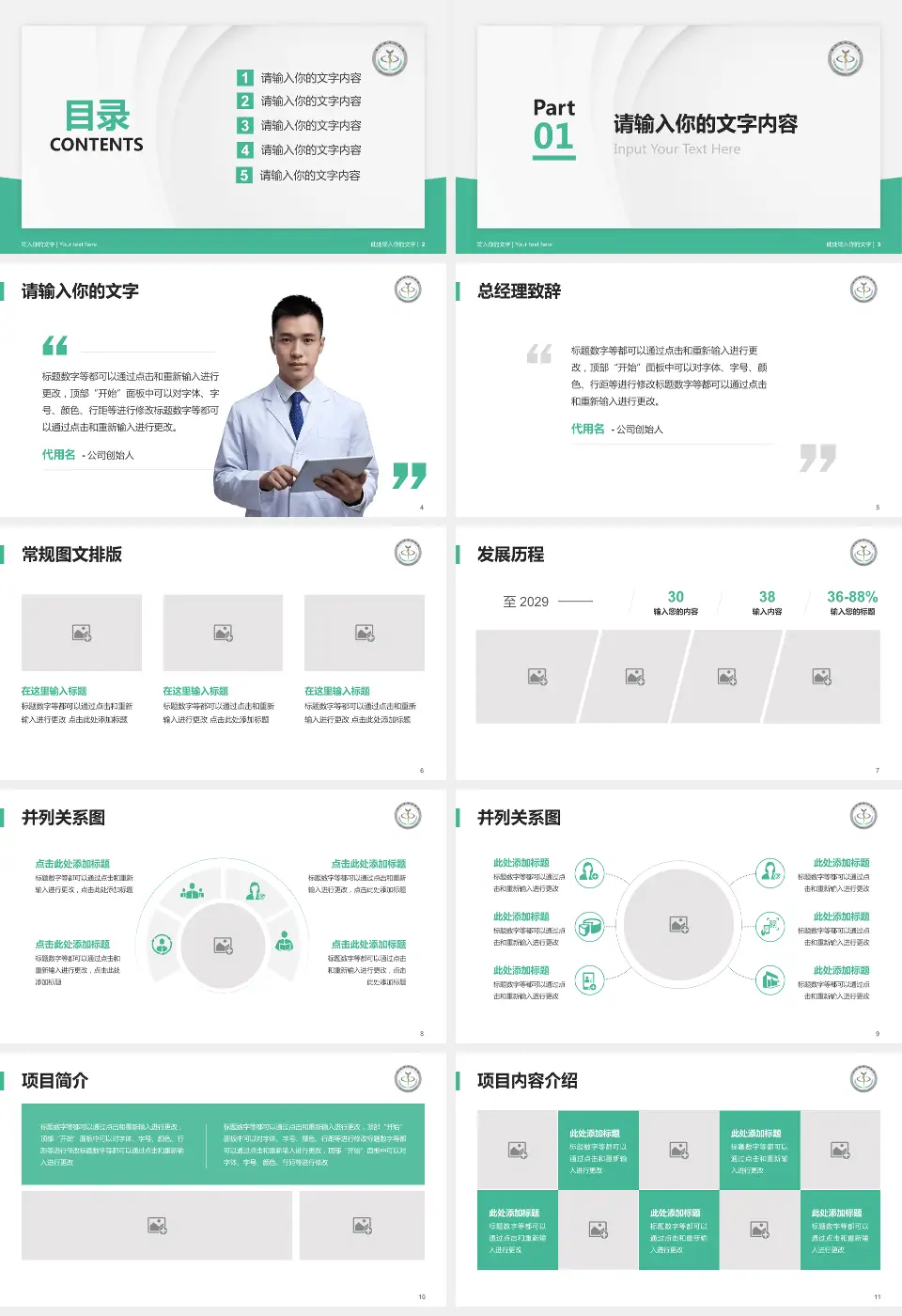 临沂市中心医院医院管理报告PPT模板16:9格式幻灯片预览图2