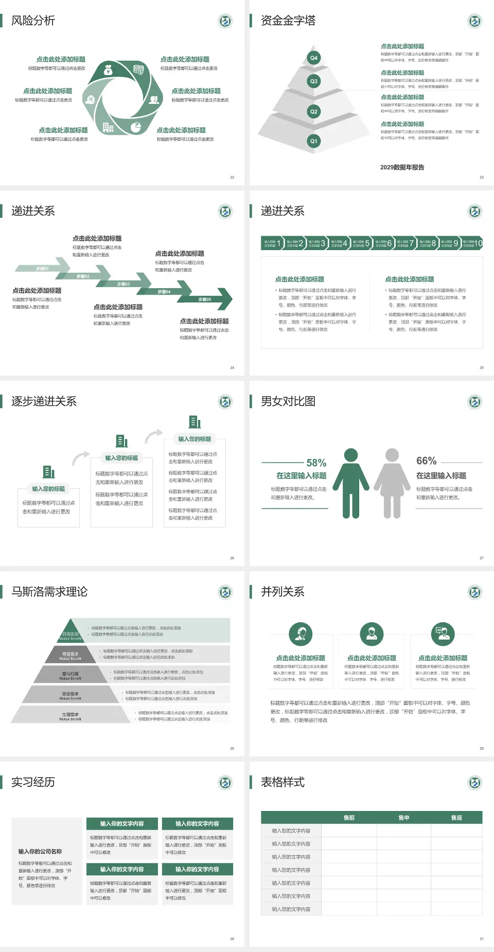 山东医学高等专科学校附属医院项目申请与汇报PPT模板4:3格式幻灯片预览图4
