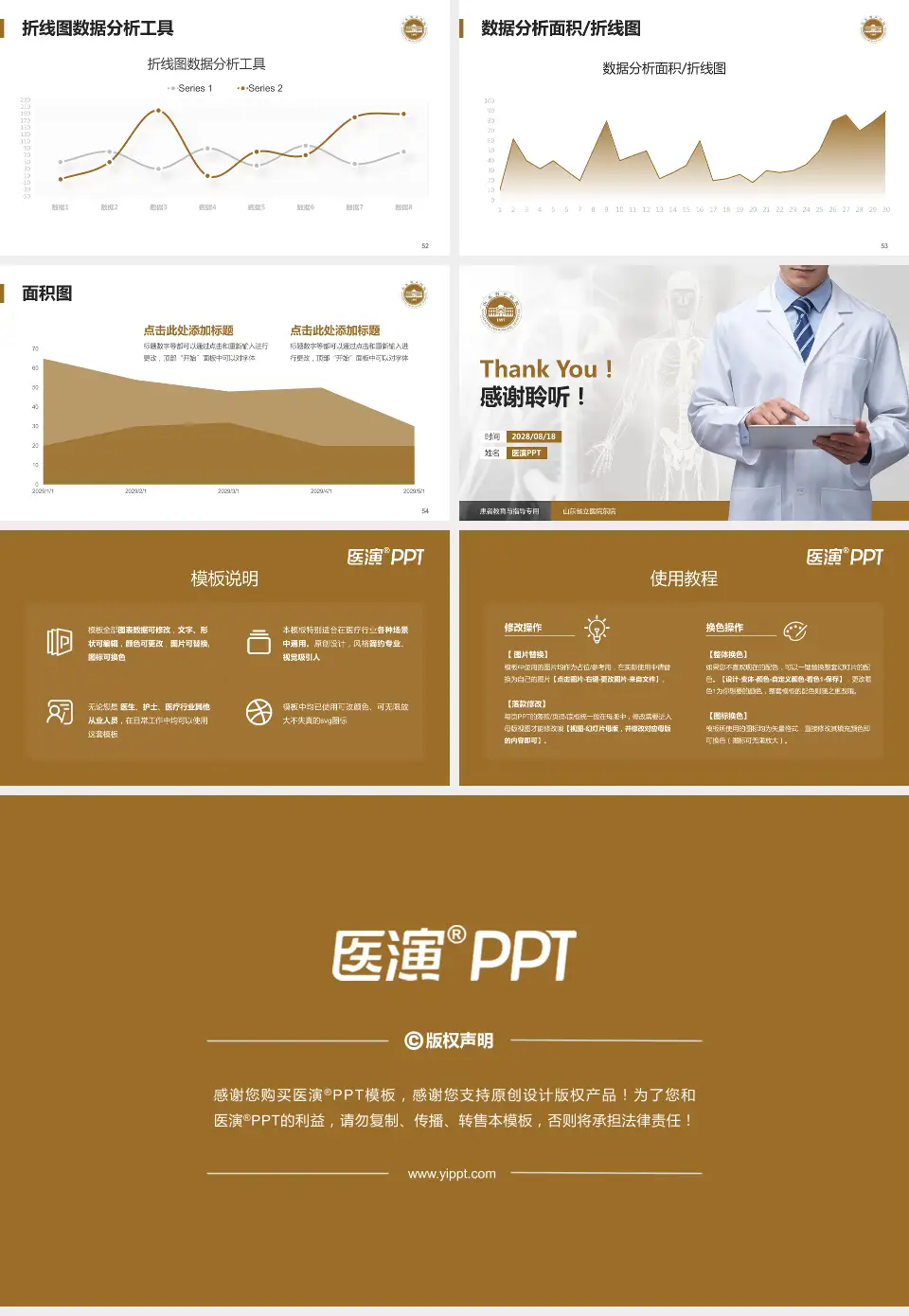 山东省立医院东院患者教育与指导PPT模板16:9格式幻灯片预览图7