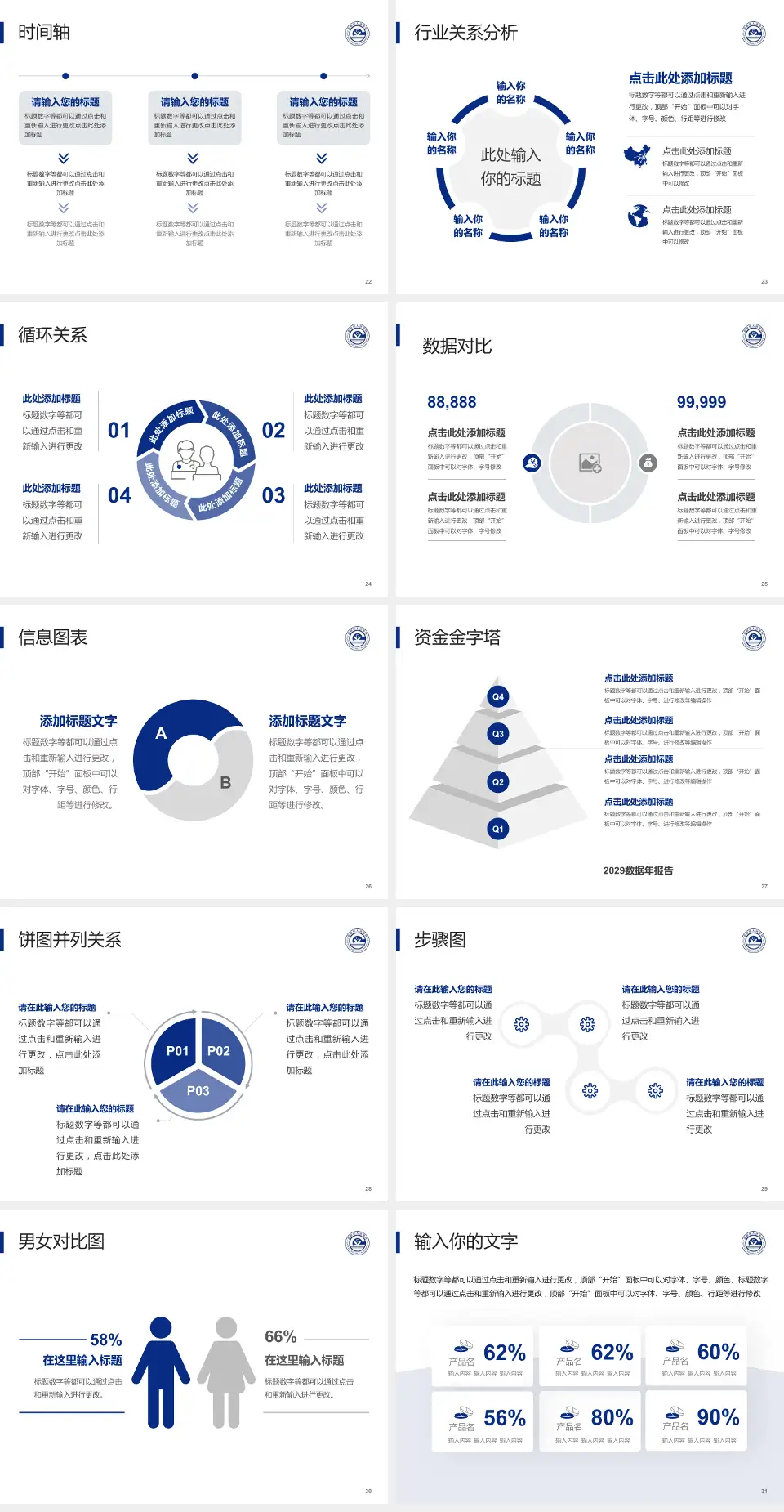 高邮市人民医院医院管理报告PPT模板4:3格式幻灯片预览图4