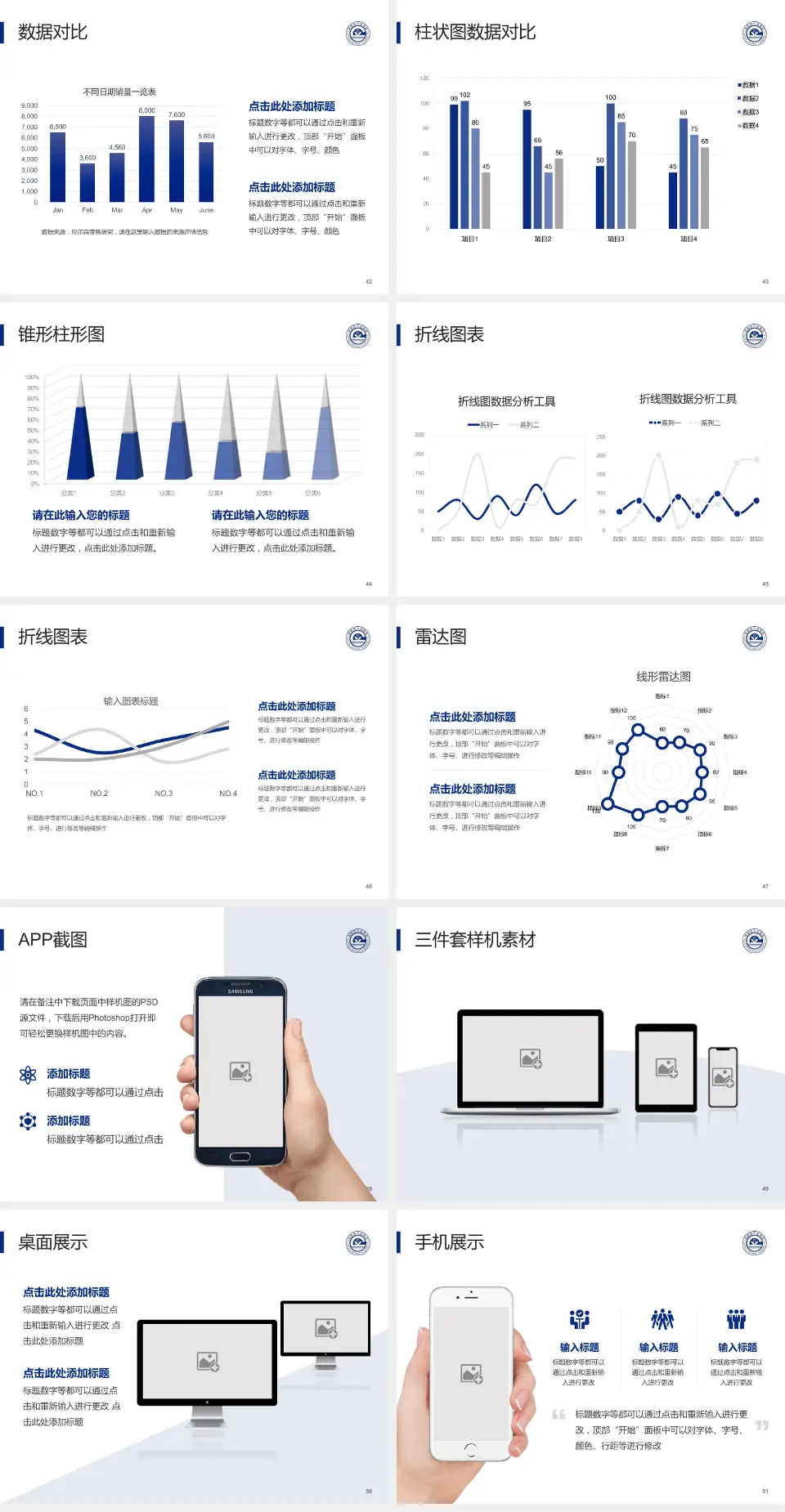 高邮市人民医院医院管理报告PPT模板4:3格式幻灯片预览图6