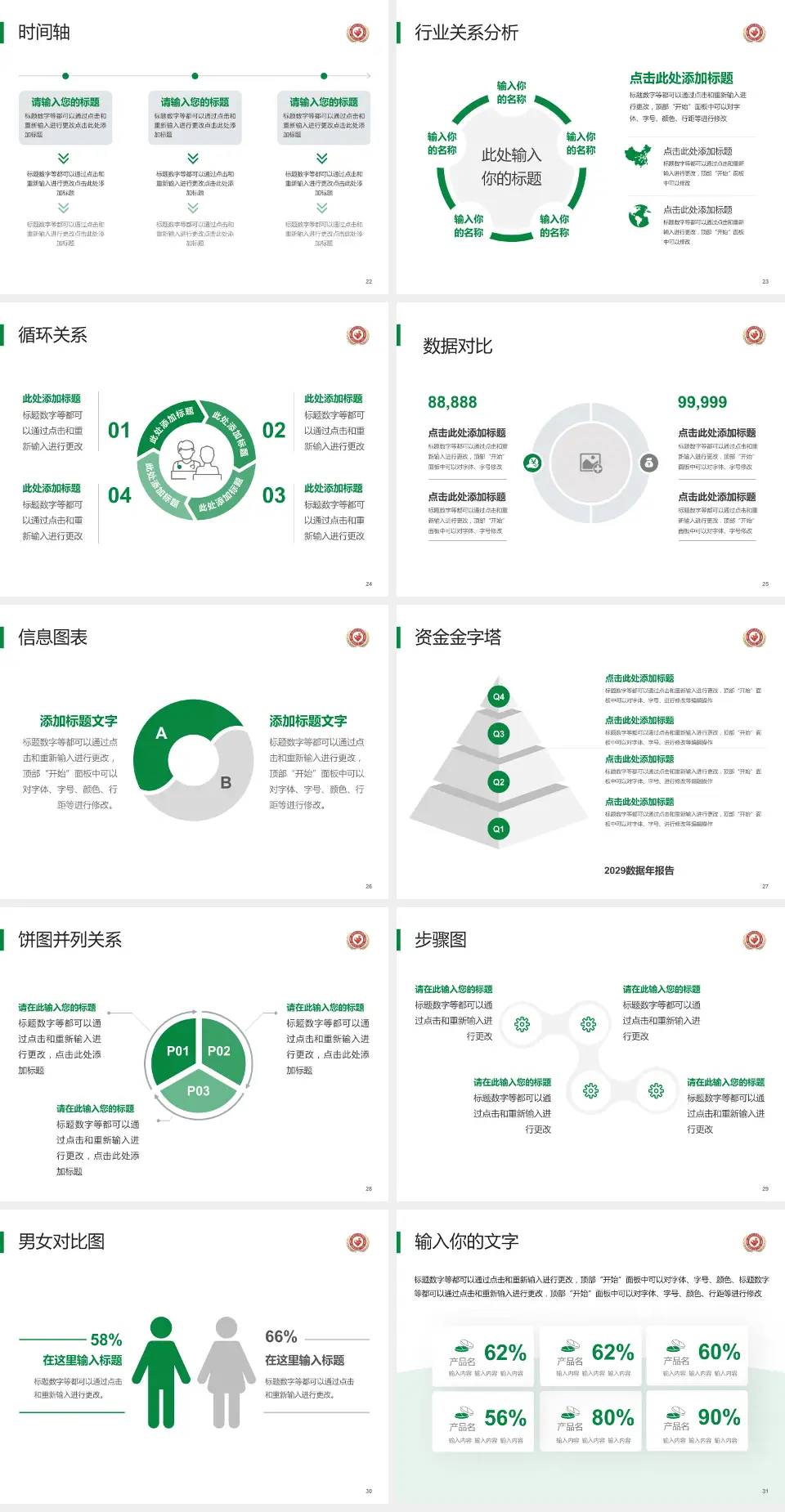 威海市妇幼保健院北院医院管理报告PPT模板4:3格式幻灯片预览图4
