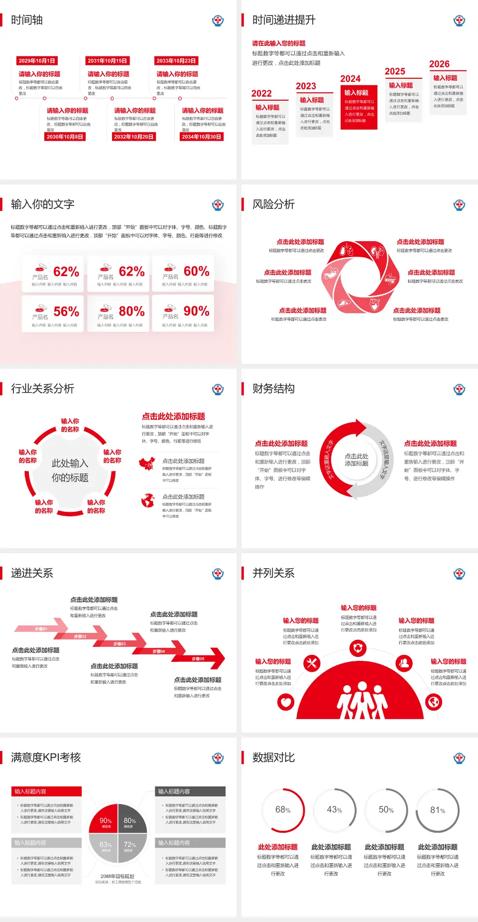 徐州市第一人民医院病例分享与讨论PPT模板4:3格式幻灯片预览图3