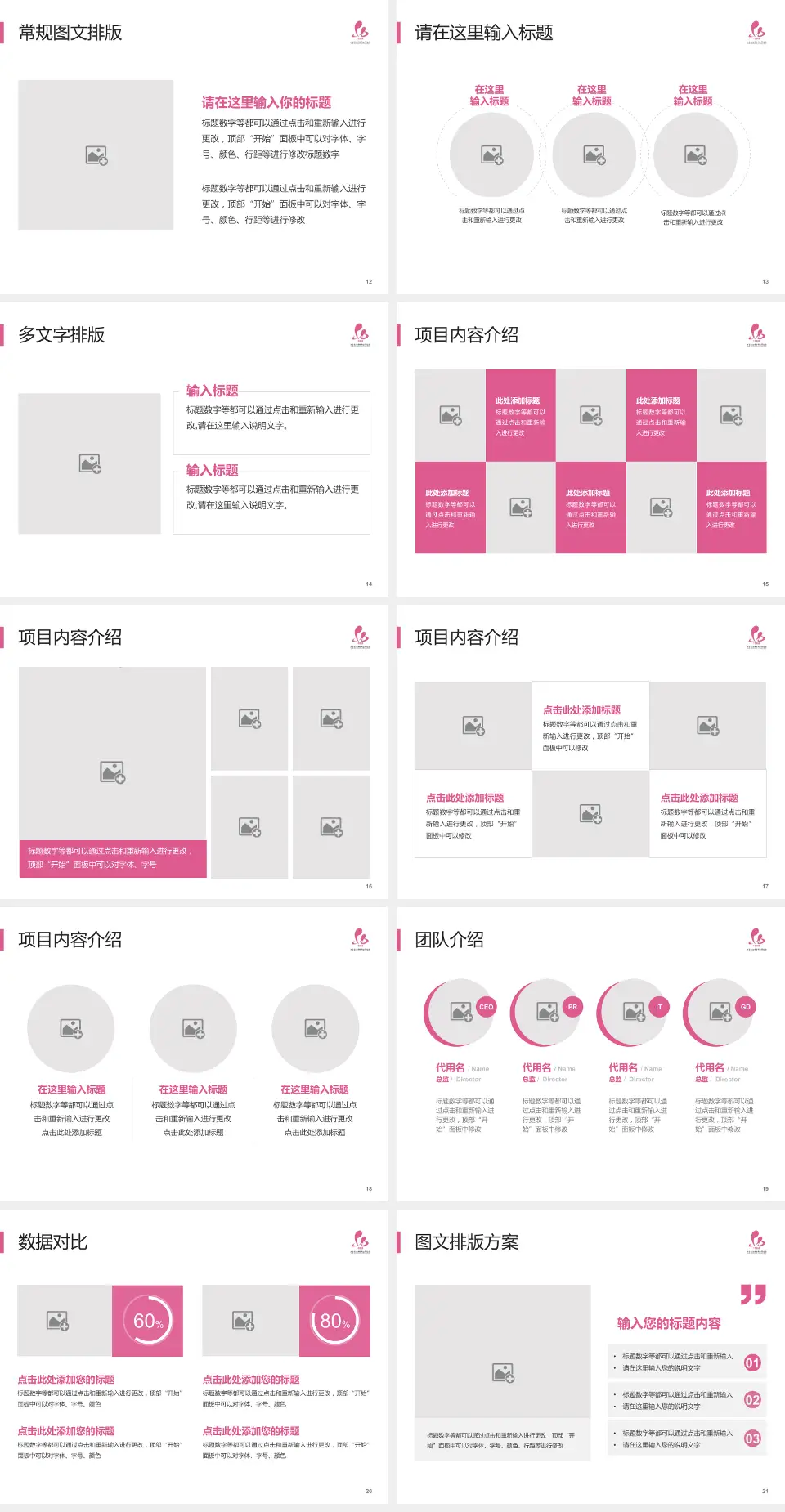 淮安市妇幼保健院品管圈PDCA演示专用PPT模板4:3格式幻灯片预览图3