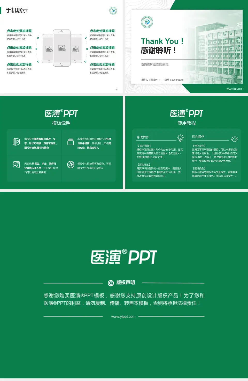 南通市肿瘤医院南院医院管理报告PPT模板4:3格式幻灯片预览图7