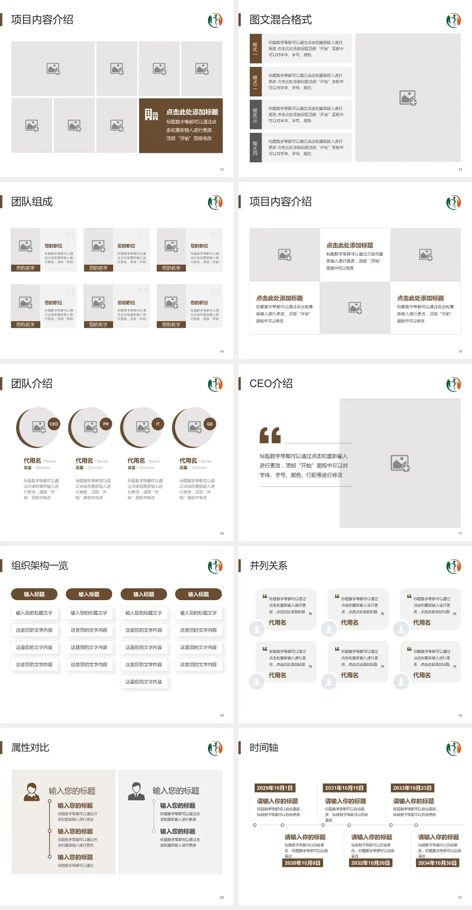 江苏省第二中医院患者教育与指导PPT模板4:3格式幻灯片预览图3