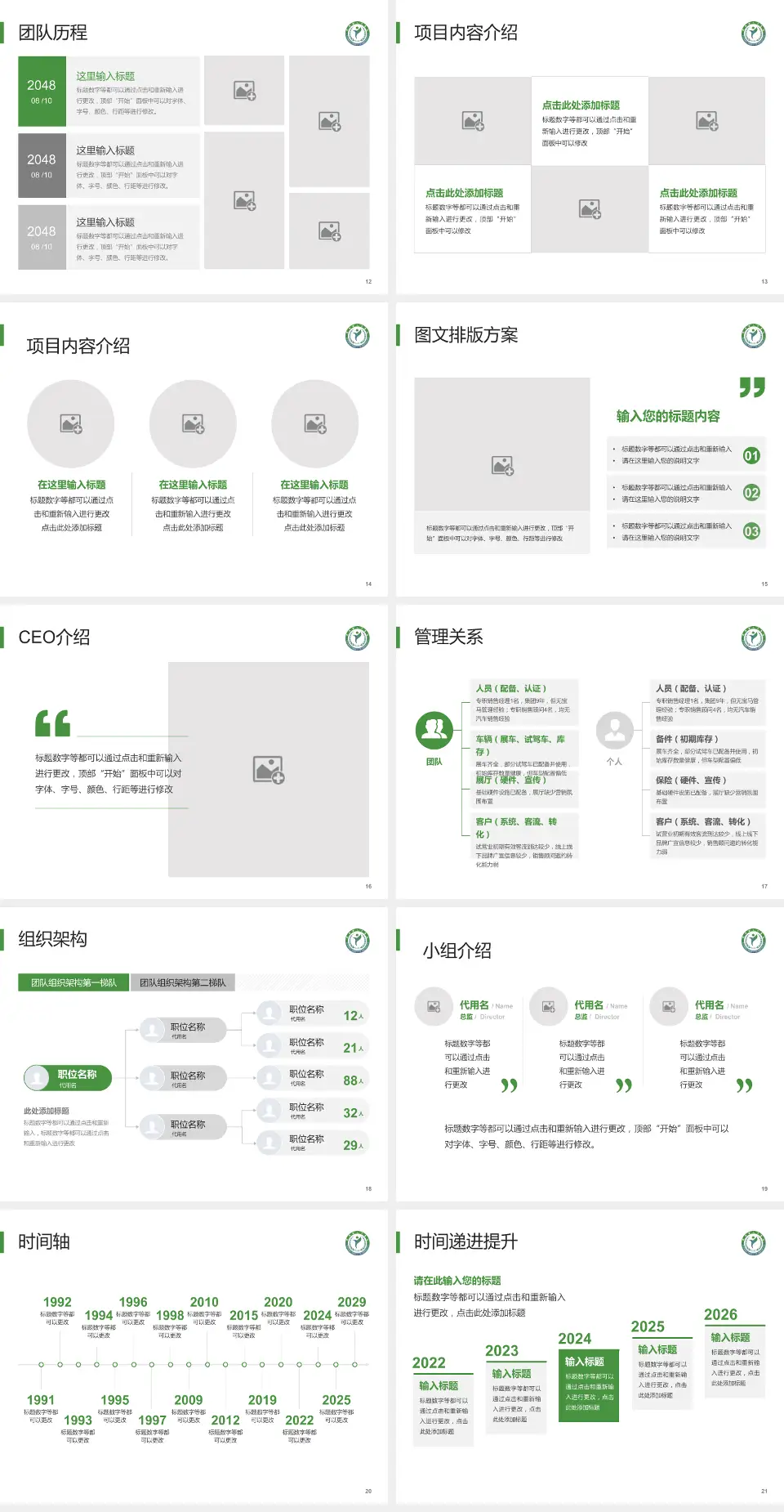 建湖县人民医院医院管理报告PPT模板4:3格式幻灯片预览图3