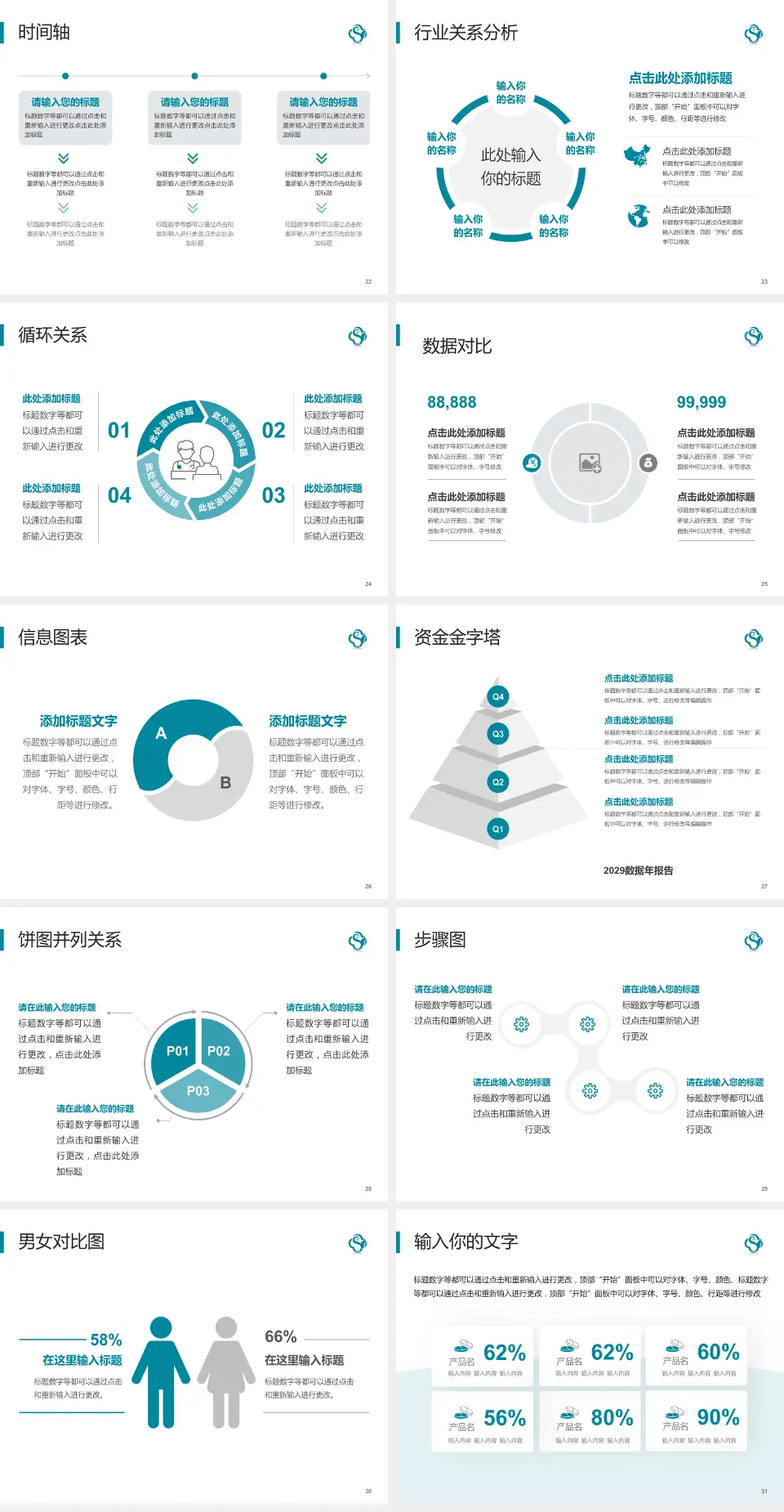 睢宁县人民医院医院管理报告PPT模板4:3格式幻灯片预览图4