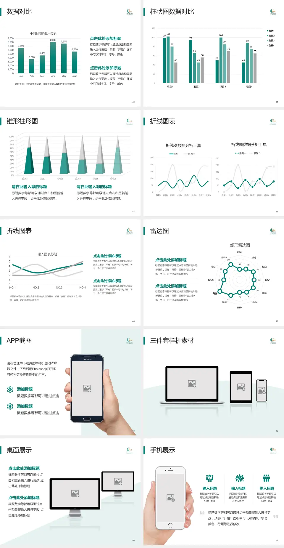 无锡市精神卫生中心医院管理报告PPT模板4:3格式幻灯片预览图6