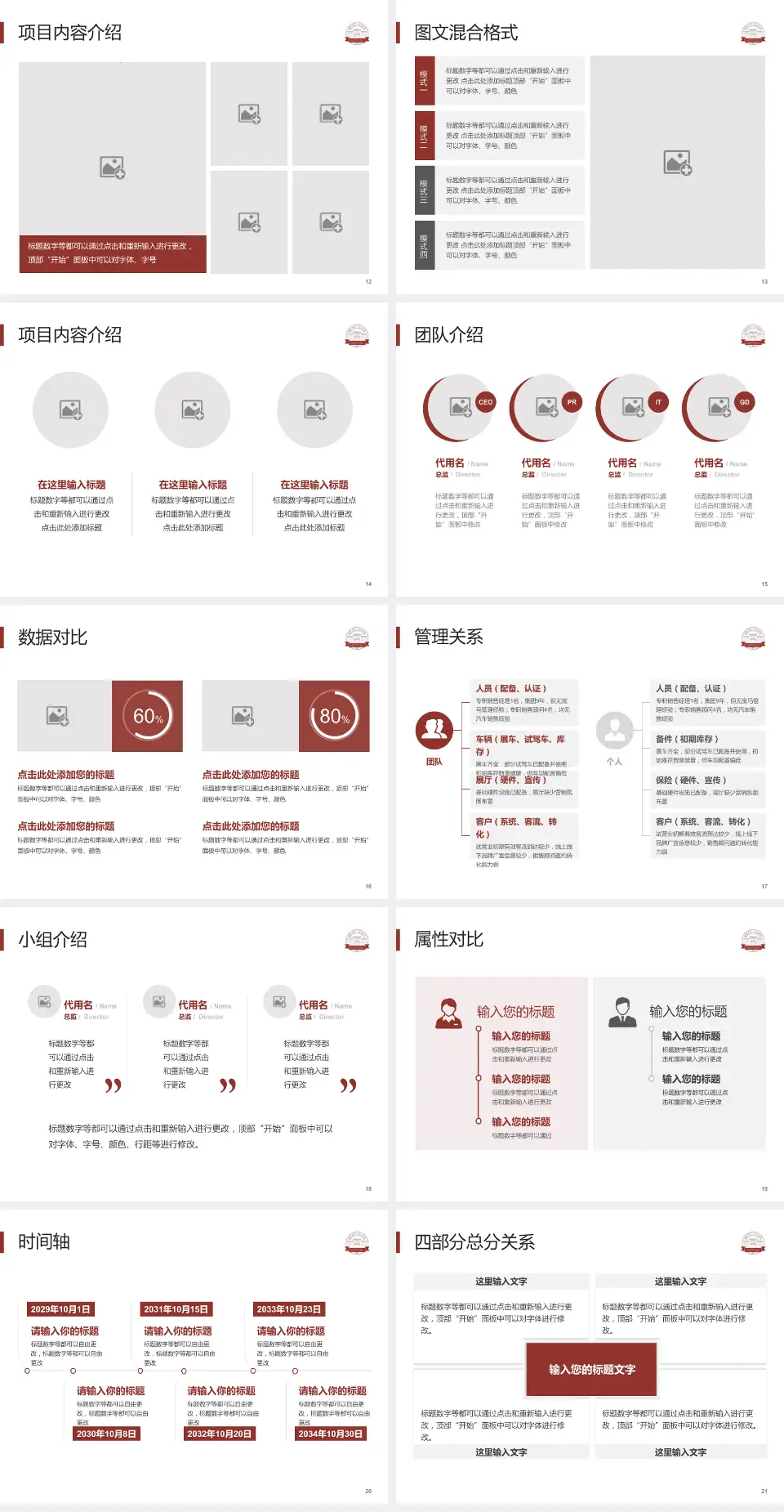 盐城市第一人民医院(北院区)科室介绍与推广PPT模板4:3格式幻灯片预览图3
