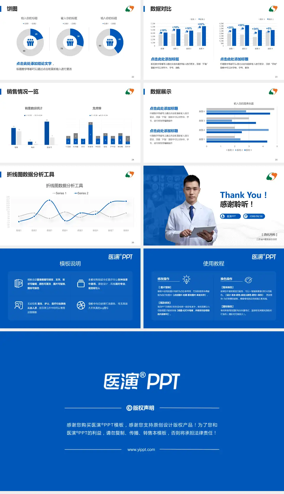 江苏省中医院紫东院区病例分享与讨论PPT模板16:9格式幻灯片预览图4