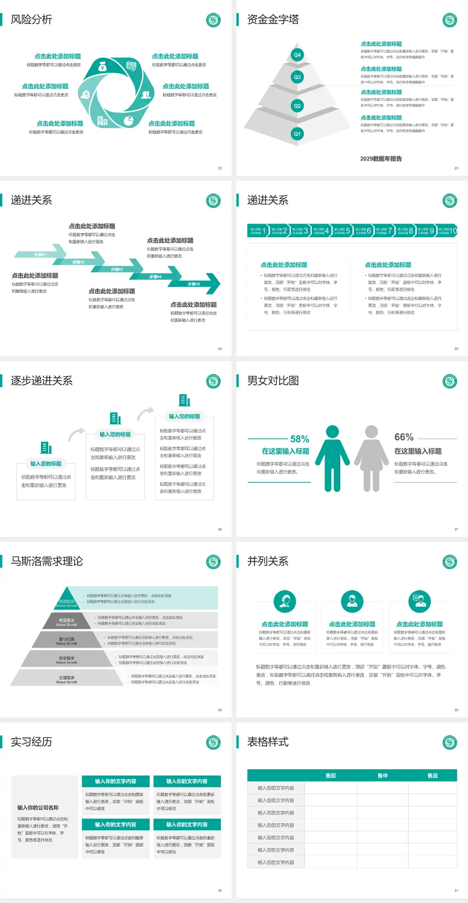 江苏省口腔医院项目申请与汇报PPT模板4:3格式幻灯片预览图4