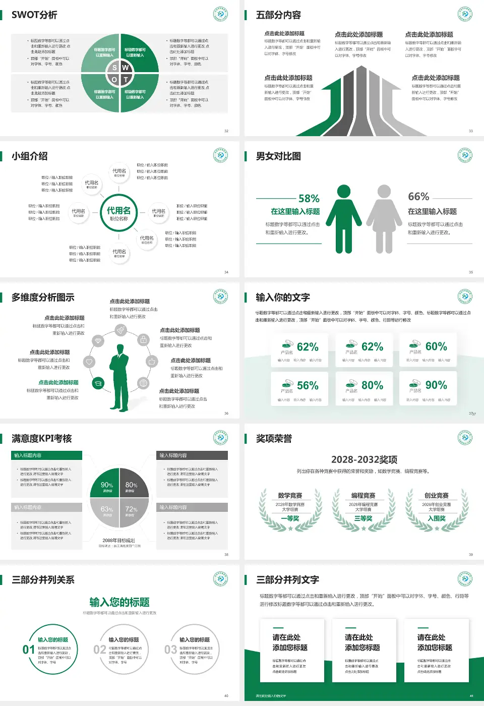 南通市肿瘤医院南院医疗行业比赛专用PPT模板16:9格式幻灯片预览图5