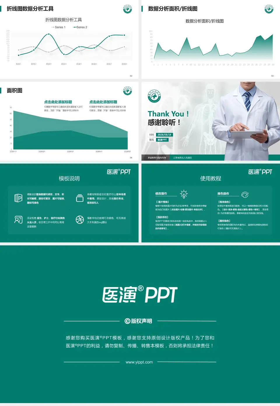 江苏省苏北人民医院患者教育与指导PPT模板16:9格式幻灯片预览图7