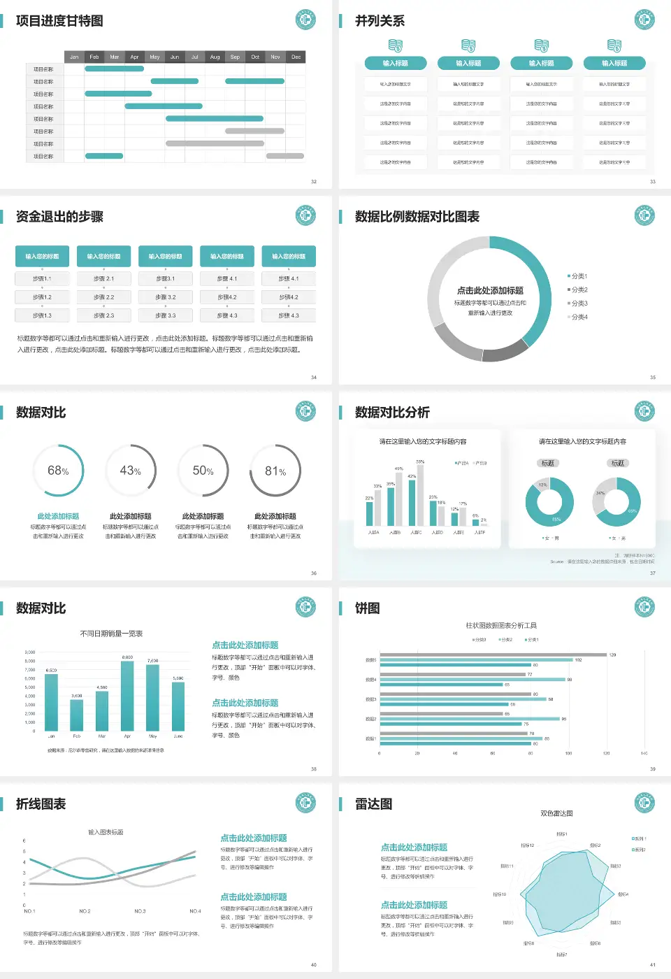 句容市人民医院项目申请与汇报PPT模板16:9格式幻灯片预览图5