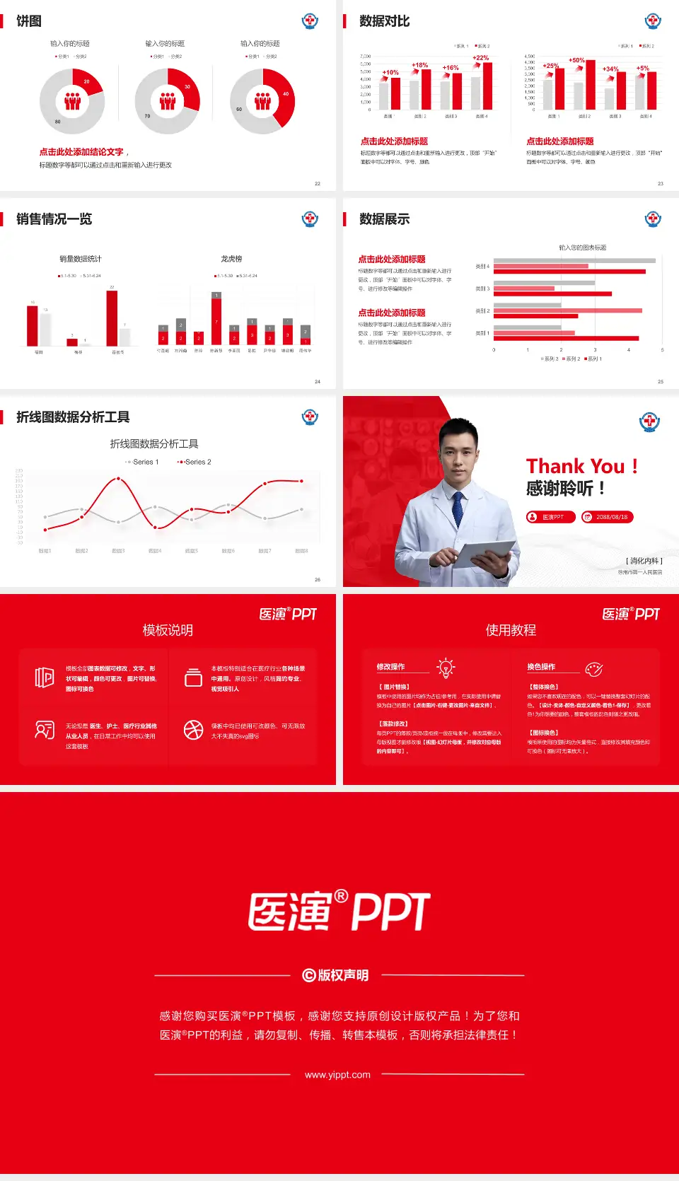 徐州市第一人民医院病例分享与讨论PPT模板16:9格式幻灯片预览图4