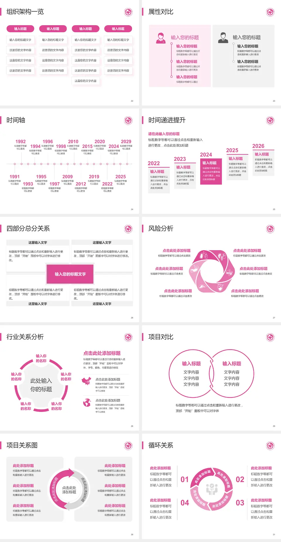 无锡市妇幼保健院医疗行业比赛专用PPT模板4:3格式幻灯片预览图4