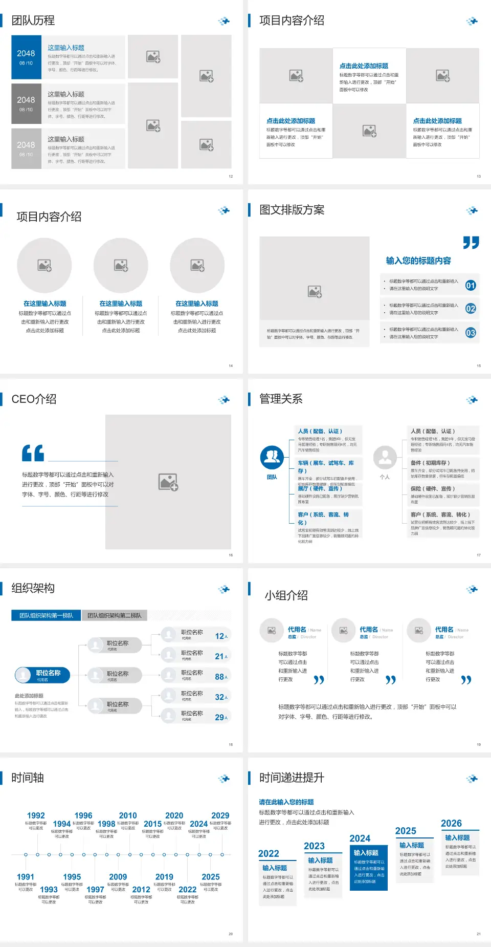 无锡市人民医院医院管理报告PPT模板4:3格式幻灯片预览图3