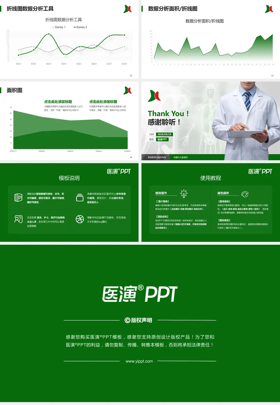 无锡市儿童医院患者教育与指导PPT模板16:9格式幻灯片预览图7