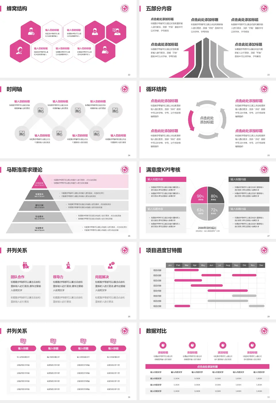 无锡市妇幼保健院医疗知识普及PPT模板16:9格式幻灯片预览图4