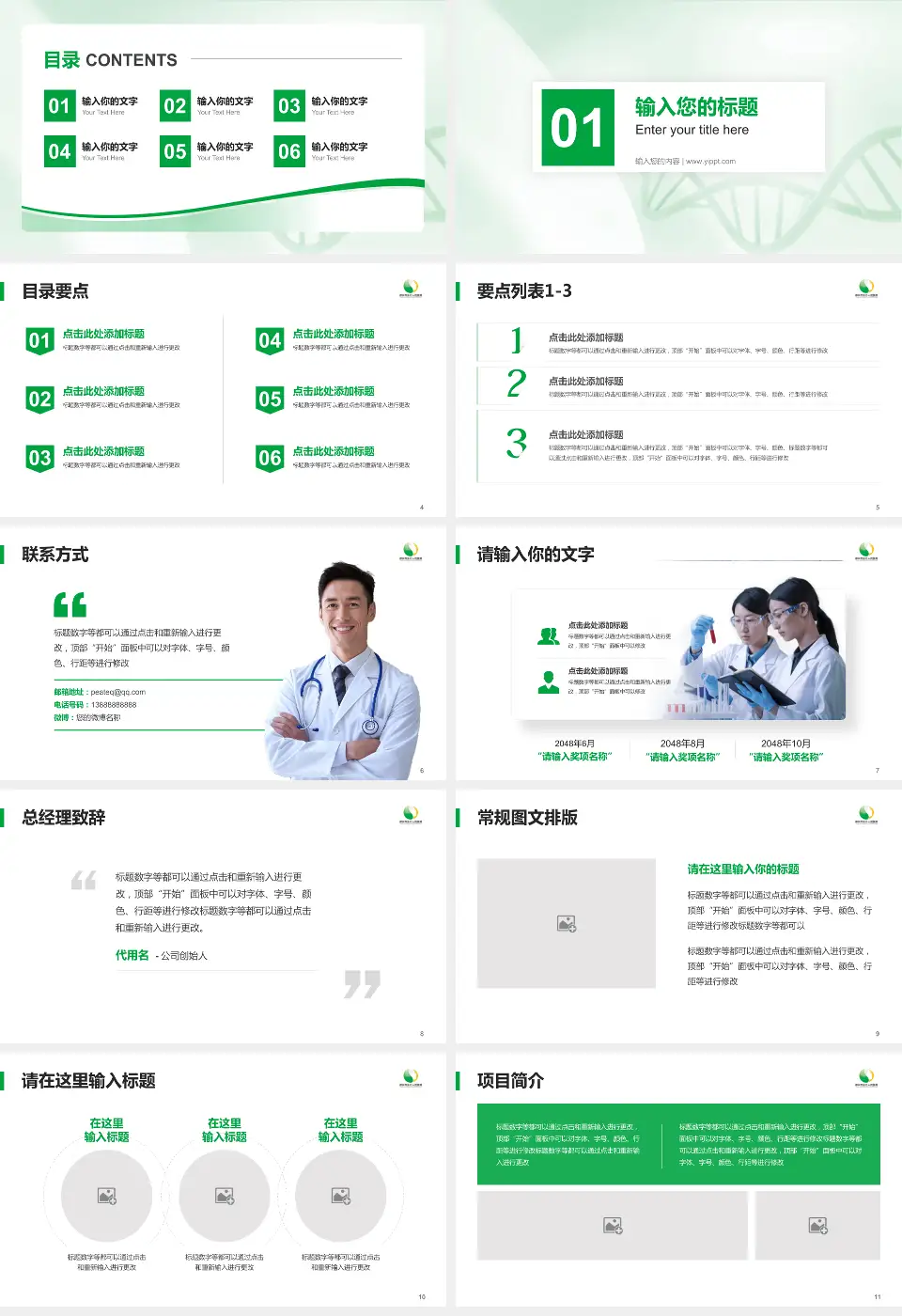 徐州市东方人民医院项目申请与汇报PPT模板16:9格式幻灯片预览图2