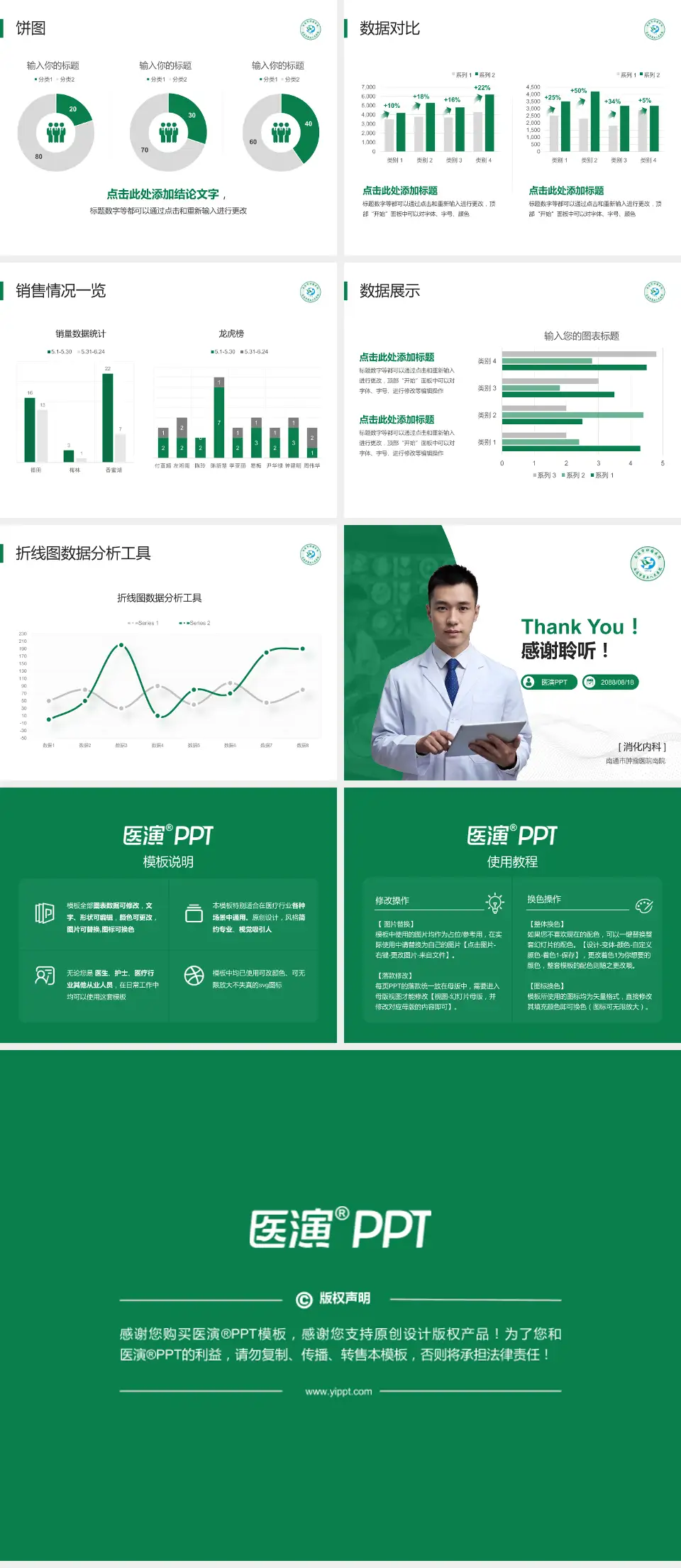 南通市肿瘤医院南院病例分享与讨论PPT模板4:3格式幻灯片预览图4