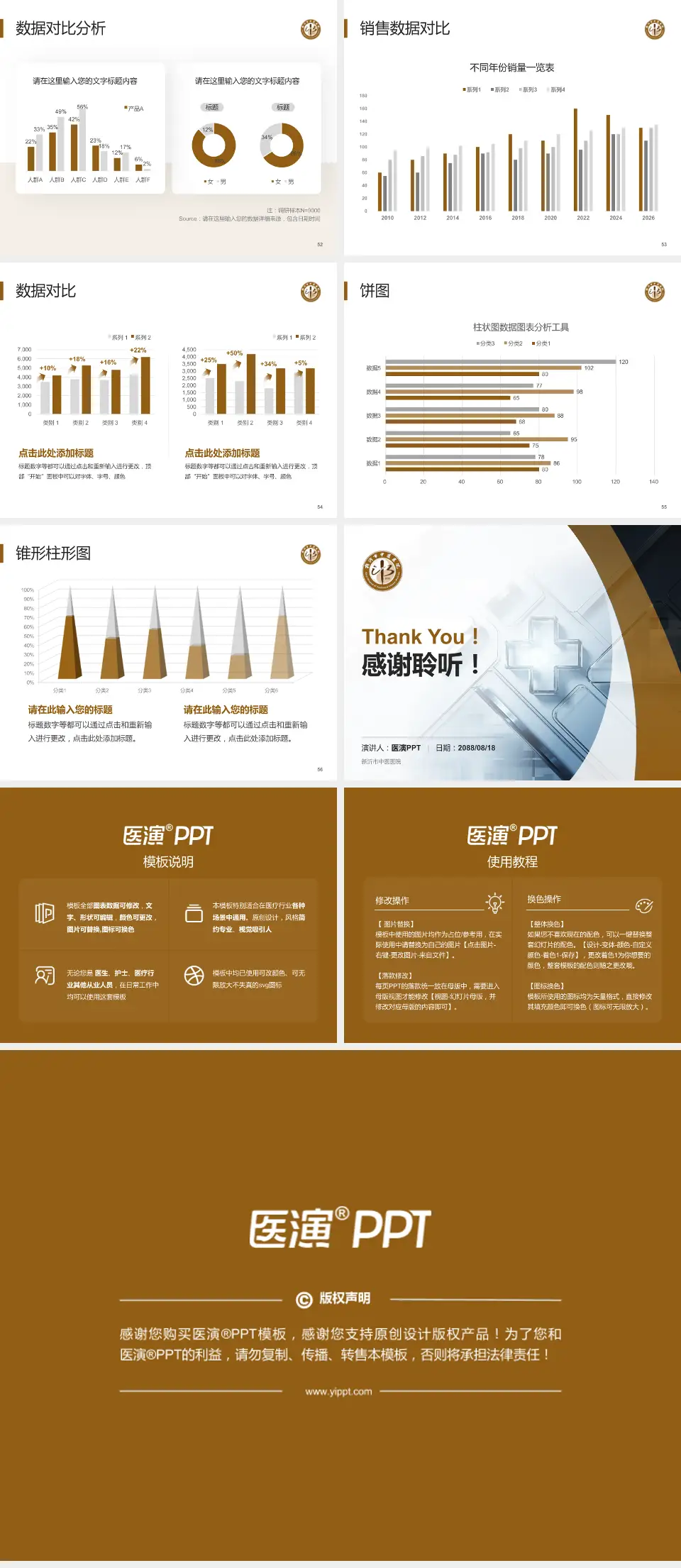 新沂市中医医院医疗行业比赛专用PPT模板4:3格式幻灯片预览图7