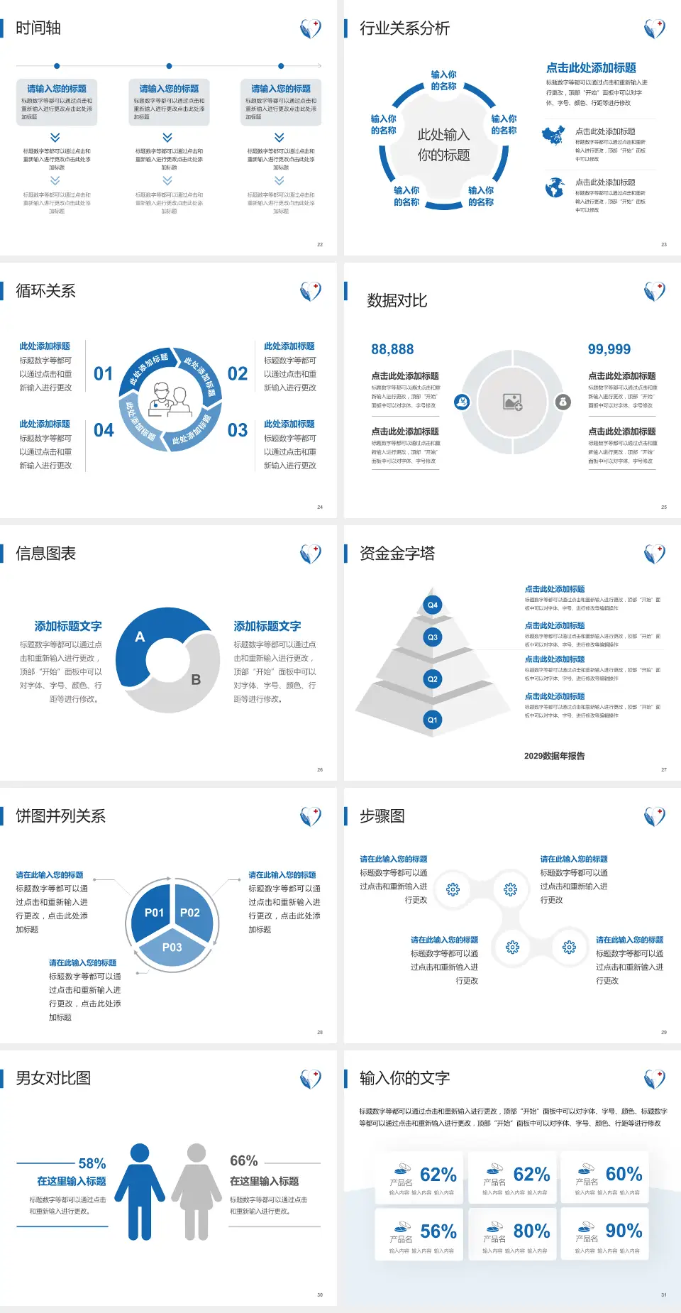 淮安市第三人民医院医院管理报告PPT模板4:3格式幻灯片预览图4